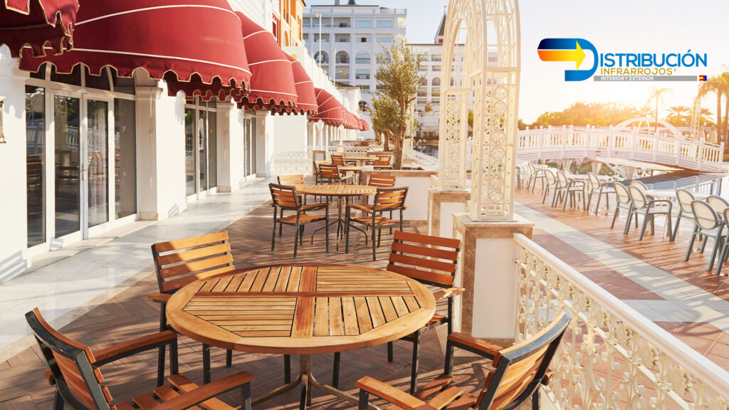 calefactar una terraza